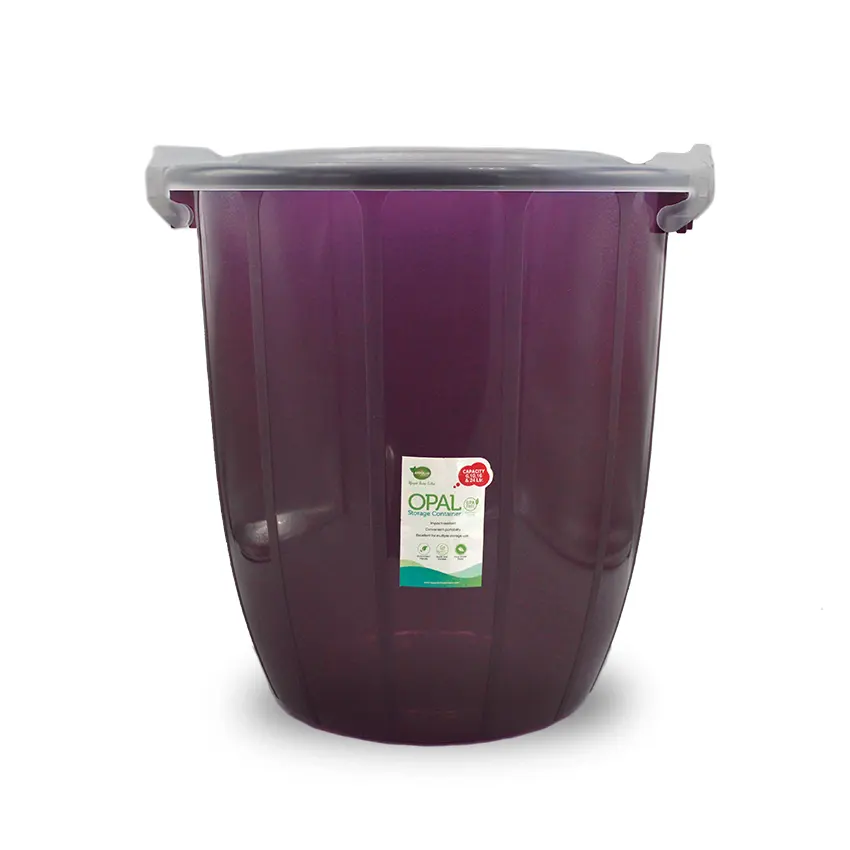 Opal Food Storage Container 2 pcs set - Large 16 Litre Transparent Purple
