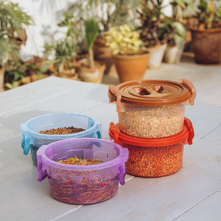 Handy Mini Food Storage Container Small - (3000ml) With Foods