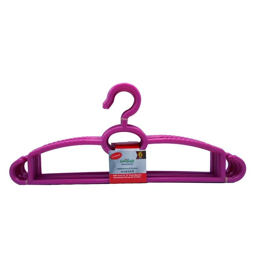 Premio Hanger 15" 6pcs Pack in Pink