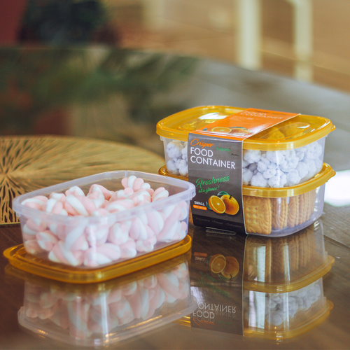 Crisper Food Container Small - (600ml) With Foods Crisper Food Container Small - (600ml) With Foods