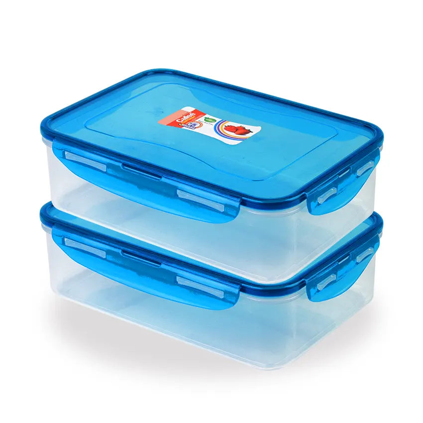 Cafee Food Keeper 2 pc set - M 650ml Blue