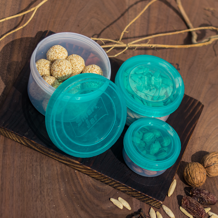 Smart Mini Jar Pack of 3 - (S/M/L)