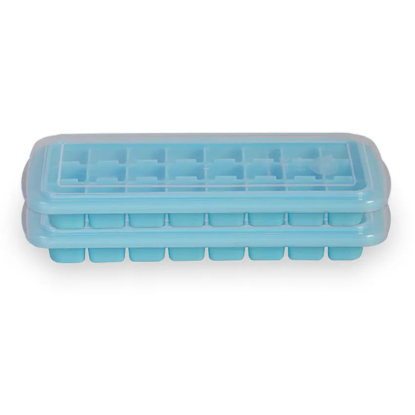 Bubble Ice Cube Tray 2 pc set light blue