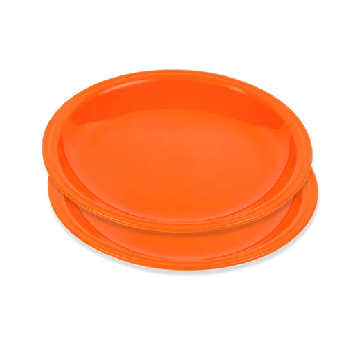 Saga Plate 2 pcs set Medium in Orange Saga Plate 2 pcs set Medium in Orange