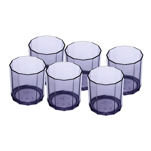 Party Acrylic Glass Model-7 6 pcs set in Purple 250ml
