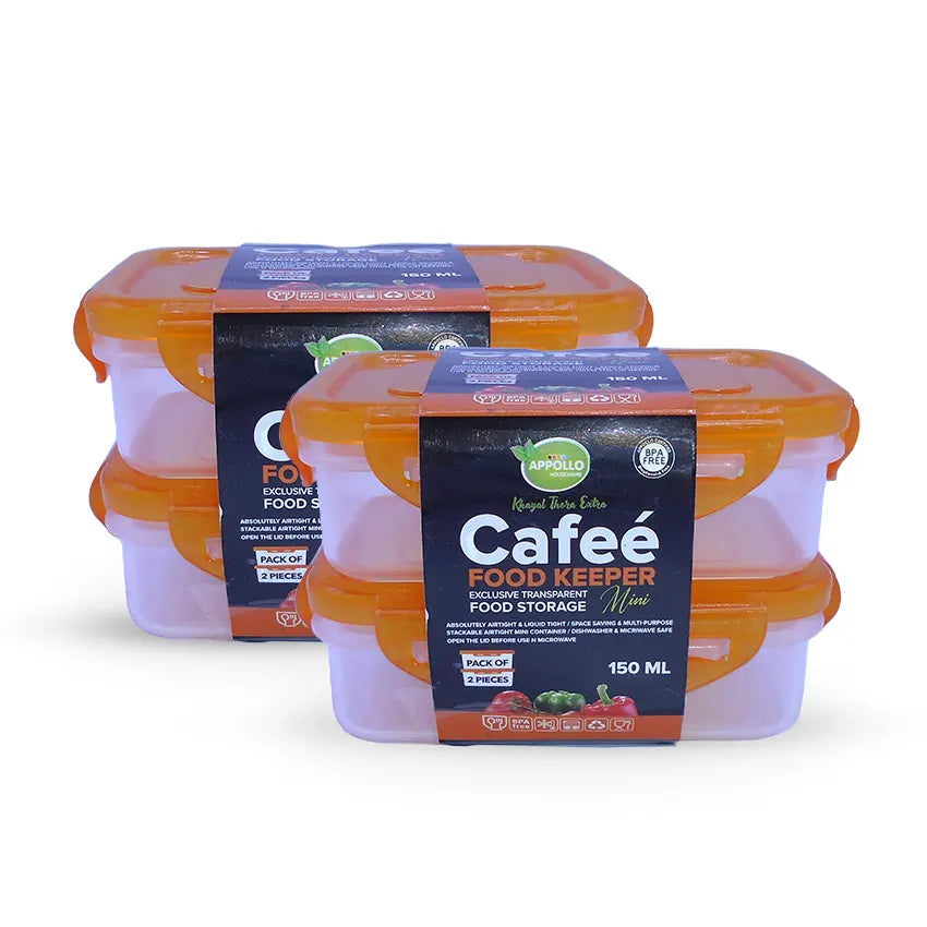 Cafee Food Keeper 4 pc set -XS 150ml