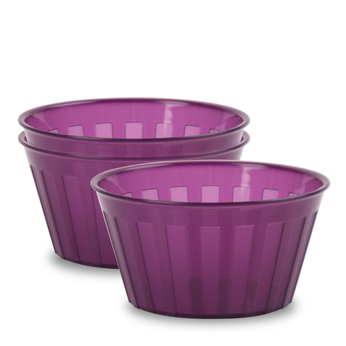 Milan Bowl 3 pcs set in Purple - Large 3000ml Milan Bowl 3 pcs set in Purple - Large 3000ml