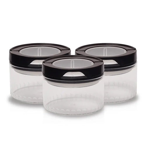 Candy Acrylic Jar S 600ml (Pack of 3) Brown Candy Acrylic Jar S 600ml (Pack of 3) Brown