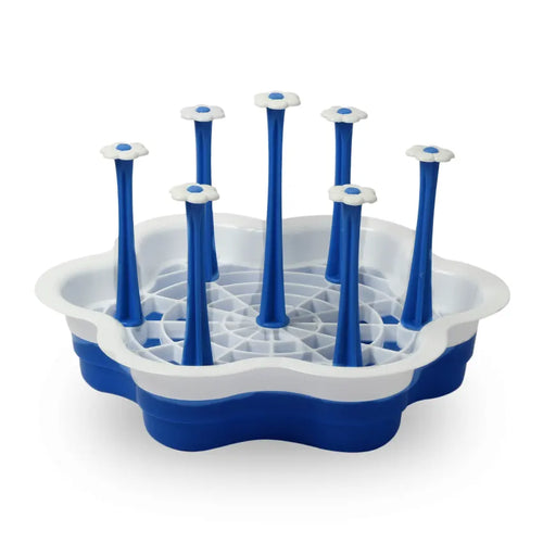 Victoria Glass Stand in Blue Victoria Glass Stand in Blue