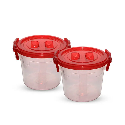 Handy Junior Food Storage Container 2 pc set red - 1200ml Handy Junior Food Storage Container 2 pc set red - 1200ml