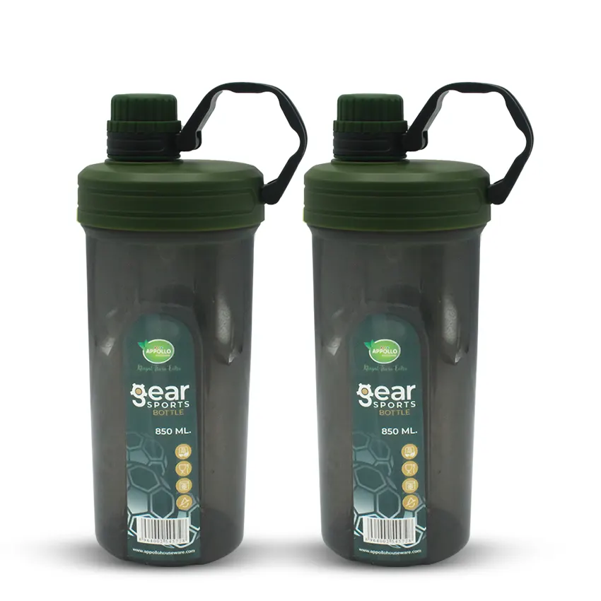 Gear Sports Water Bottle Small Pack of 2 - (850ml)