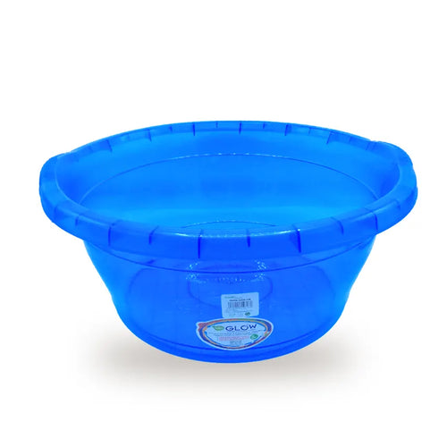 Glow Bath Tub 24 Litre Transparent Blue Glow Bath Tub 24 Litre Transparent Blue