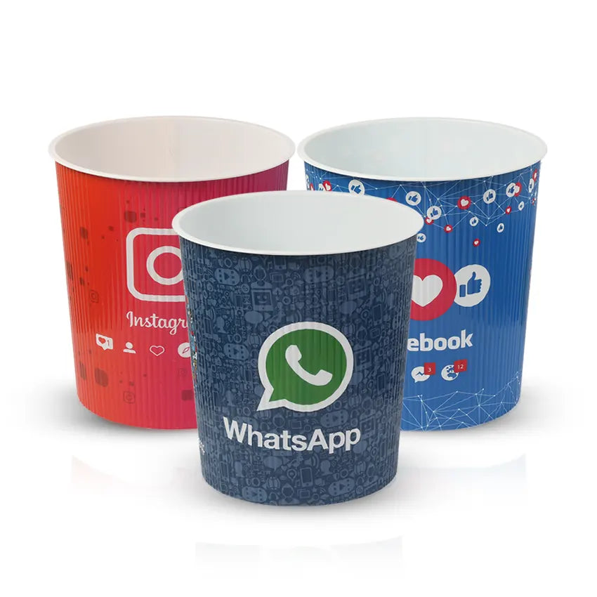 Flower Waste Bin Pack of 3 8000ml