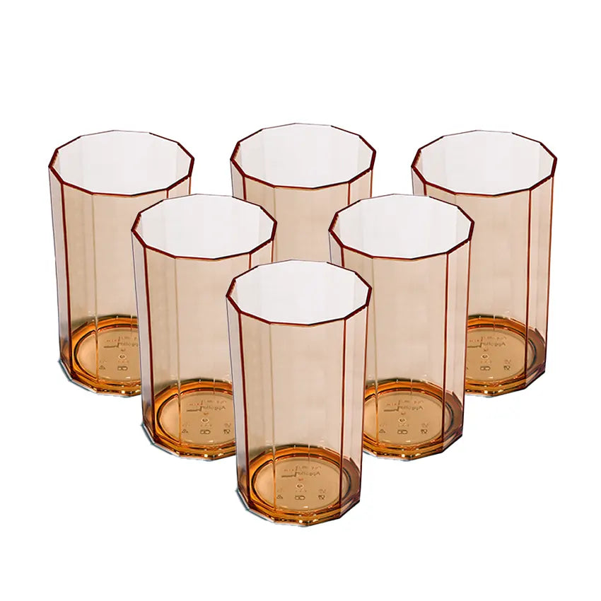 Party Acrylic Glass M-8 6 pc set - 250ml