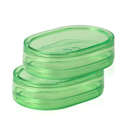 Joy Soap Dish 2 pc set green Joy Soap Dish 2 pc set green