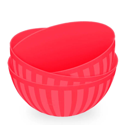 Premio Bowl 3 pcs set Medium in Red Premio Bowl 3 pcs set Medium in Red