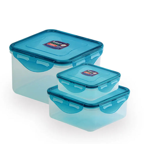 Right Lock Food Keeper S-M-L in Turqoise Right Lock Food Keeper S-M-L in Turqoise