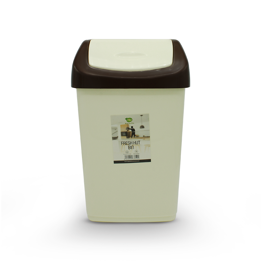 Fresh Hut white dustbin 8000ml