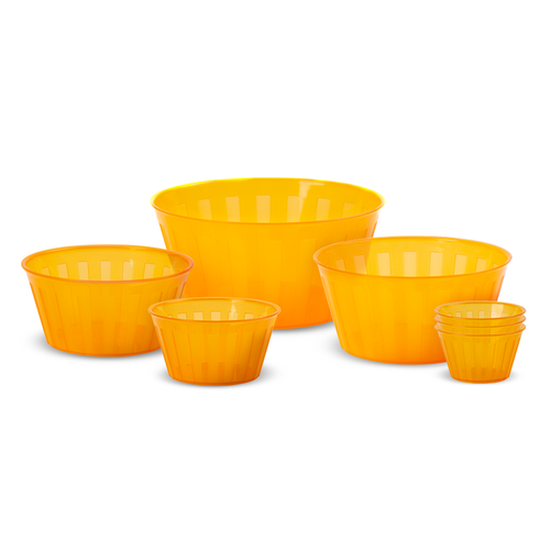 Milan Bowl 7 Piece Set in Orange Milan Bowl 7 Piece Set in Orange