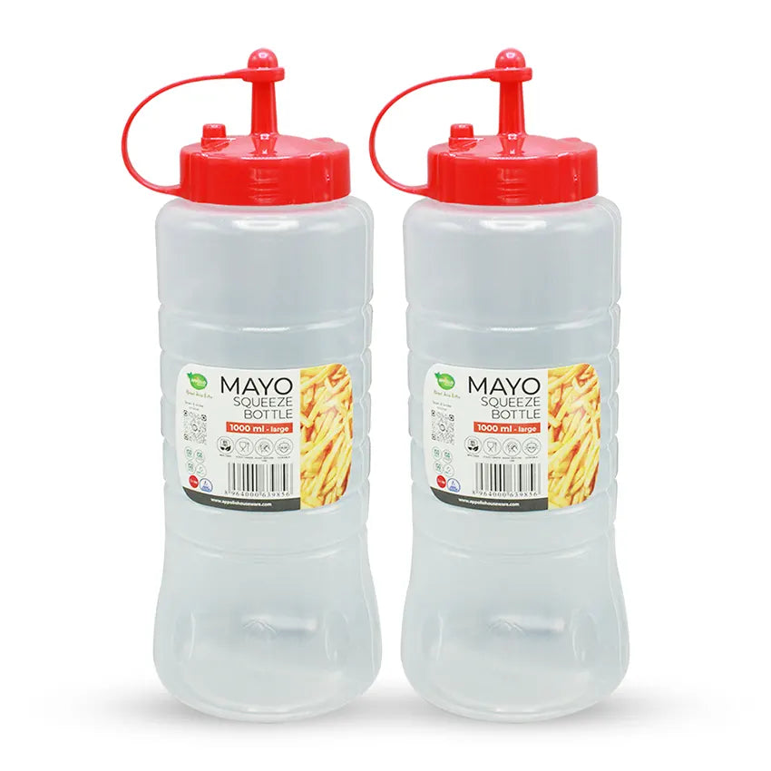 Mayo Squeeze Bottle Large - (1000ml) Red