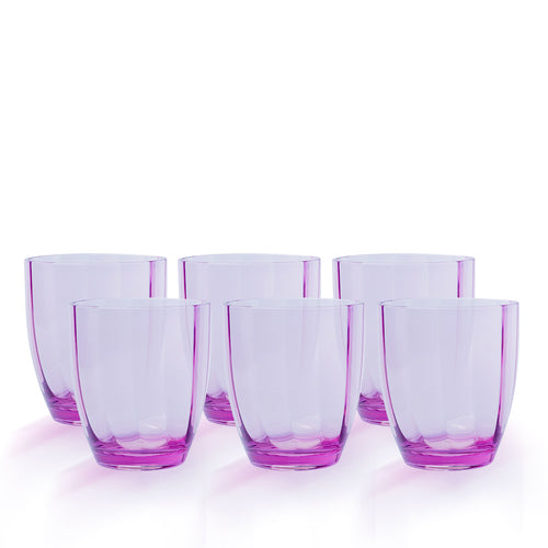 Real Acrylic Glass M-2 Pack of 6 - (400ml)