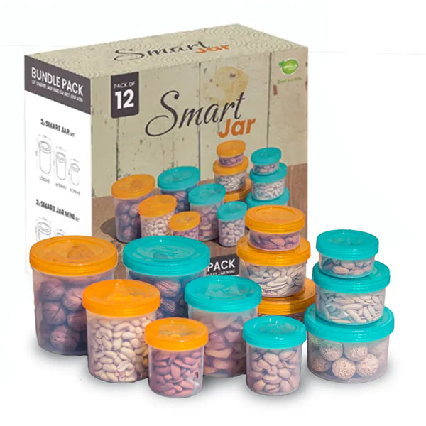 Smart Jar Bundle 12 Pcs Set Appollo Store