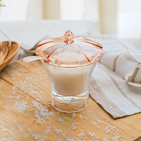 Elegant Acrylic Sugar Pot - (300ml) Elegant Acrylic Sugar Pot - (300ml)