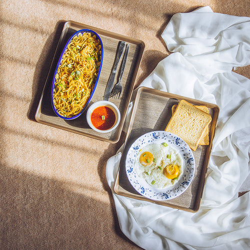 Smart Serving Tray Large Lifestyle Smart Serving Tray Large Lifestyle