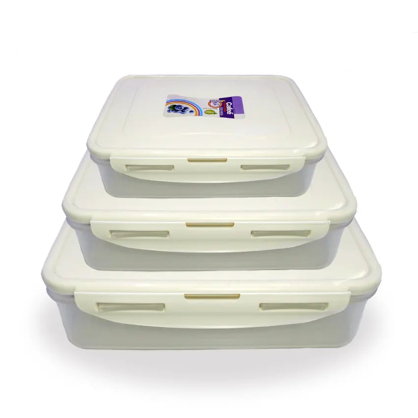 Cafee Food Keeper 3pcs Set S/M/L Natural