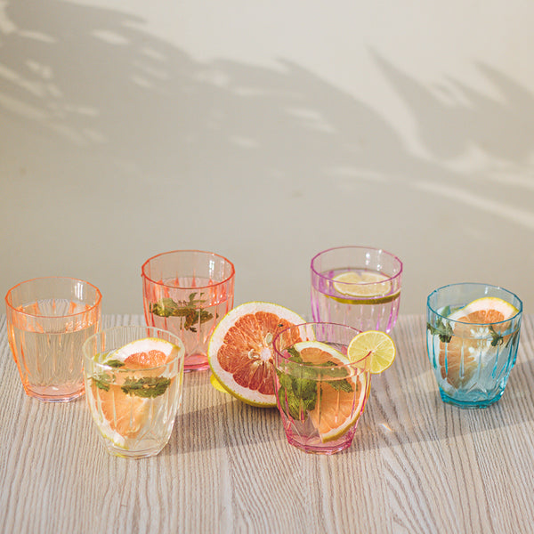 Party Acrylic Glass Model-10 6 Pcs Set 250ML – Appollo Store