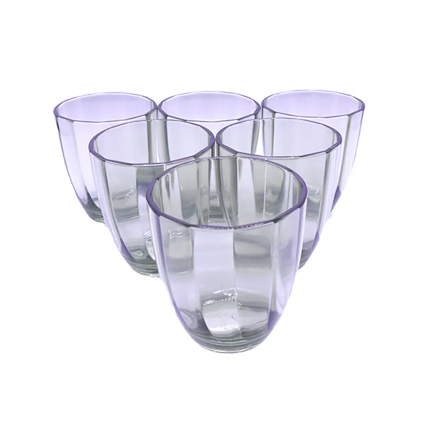 Real Acrylic Glass M-2 6 pc set 400ml