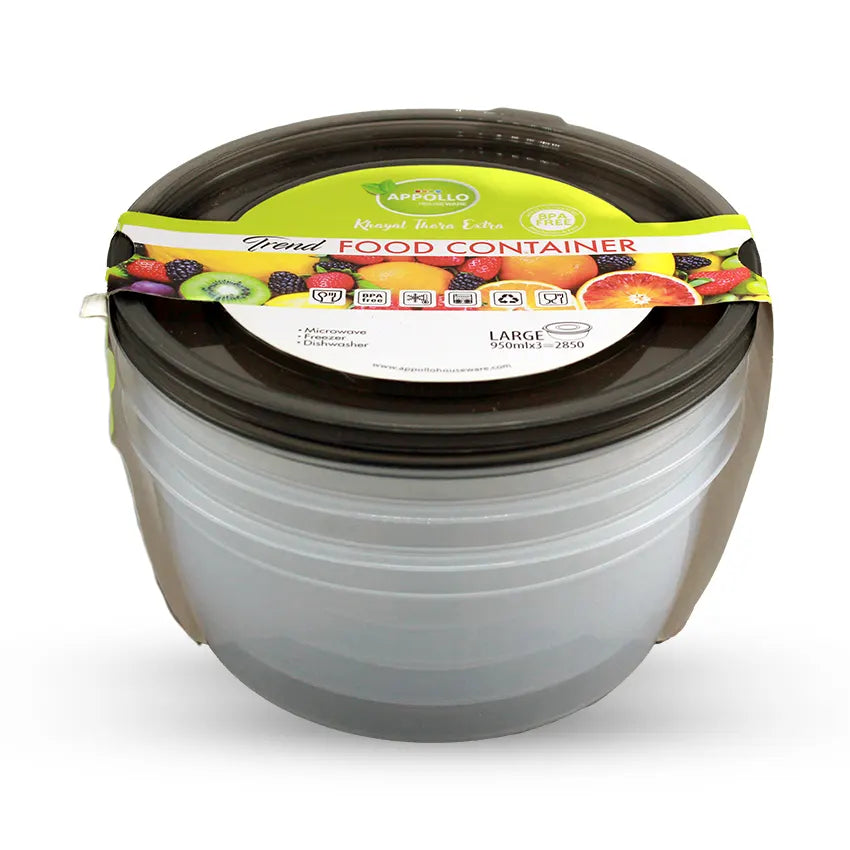 Trend Food Container Large - (950ml) Smoke