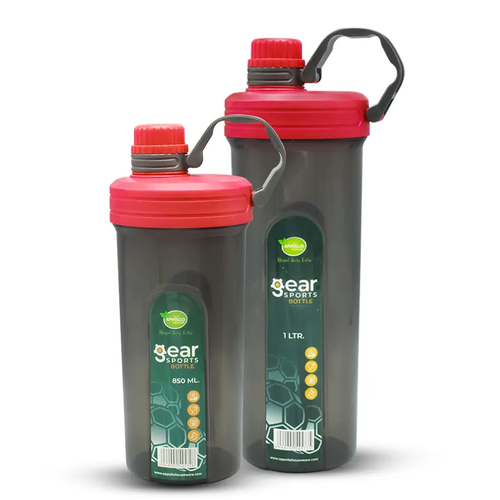 Gear Sports Water Bottle Pack of 2 - (850ml & 1Ltr)