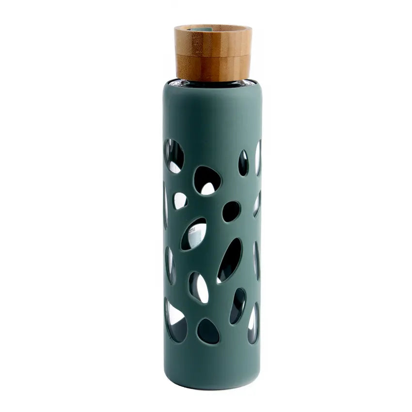 Bamboo Glass Bottle 550ml M-1