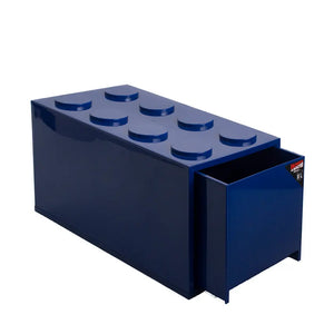 Blocky Storage Box V- 8 liter blue