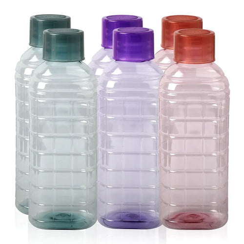 Sunday Junior Water Bottle 6pcs Pack Assorted 1100ml
