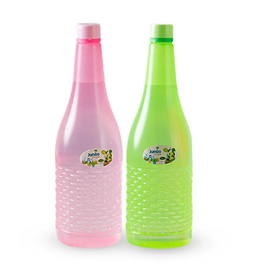 Jumbo Water Bottle 2 pc set Pink & Green - 1.2 liter