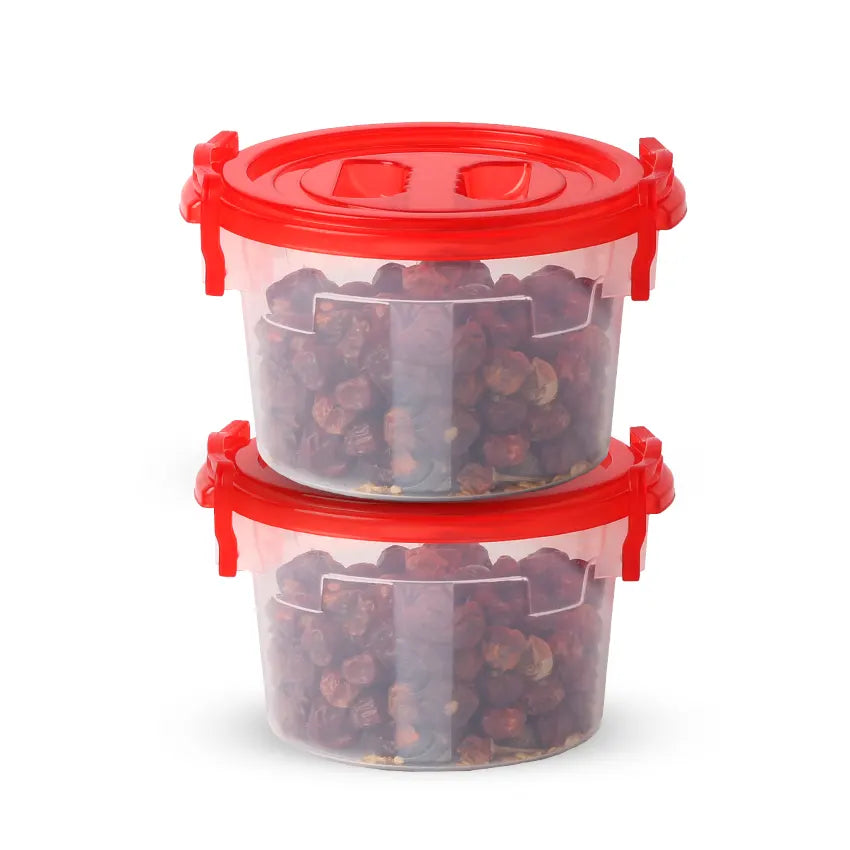 Handy Junior Food Storage Container 2 pc set Red - 1000ml