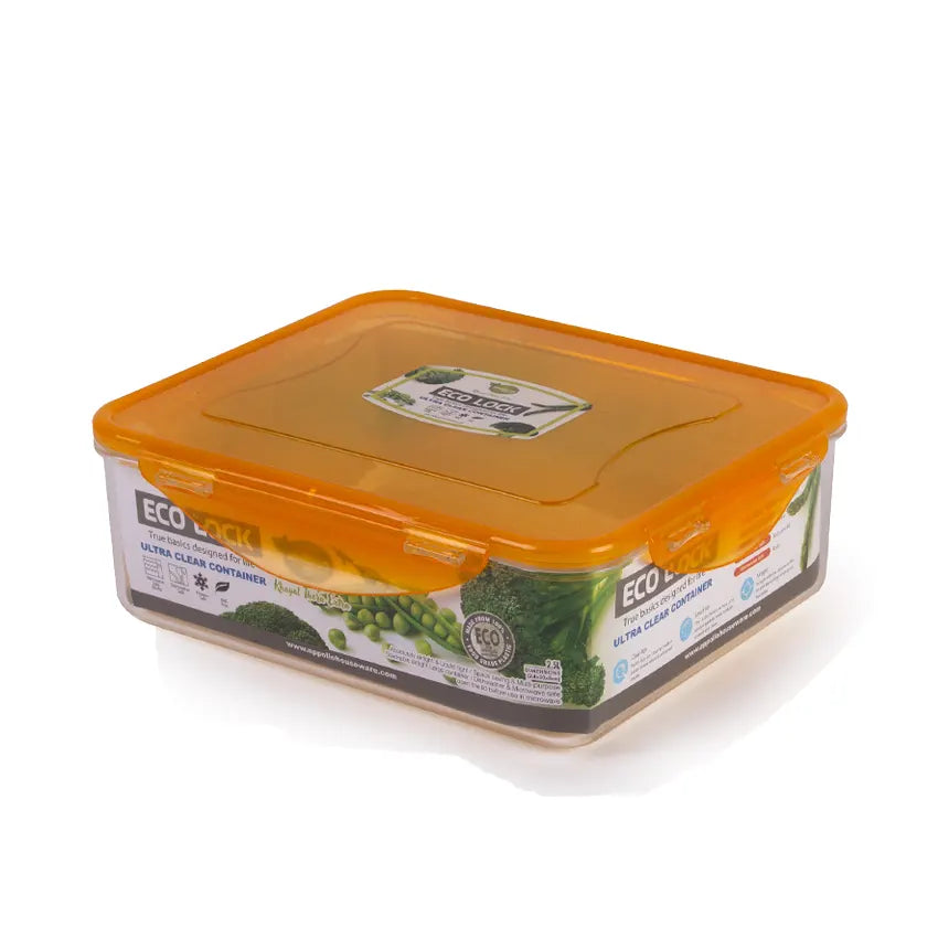 Eco Lock Food Keeper - Medium Orange