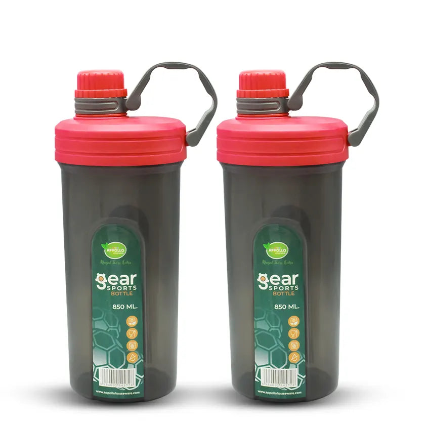Gear Sports Water Bottle Small Pack of 2 - (850ml)