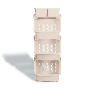Kitchen Multi-Purpose Rack in Cream Color