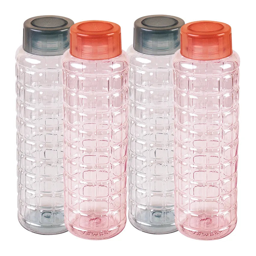 Double Summer Water Bottle Model-3 4 pcs Pack 1000ml