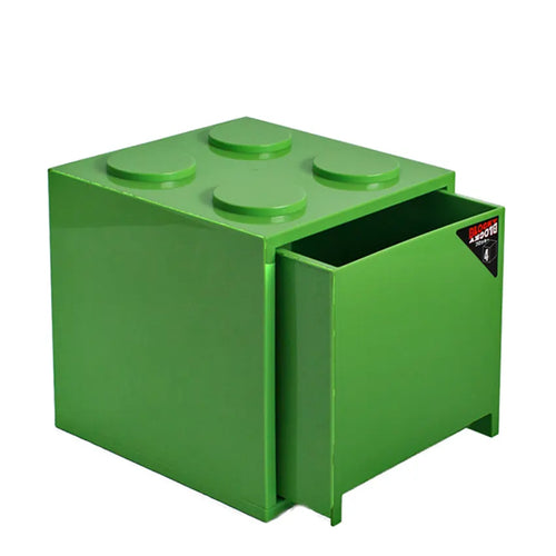 Blocky Storage Box 4 liter green