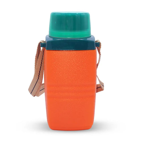 Hunter Water Bottle Orange and Green Cap - Large 1200ml 