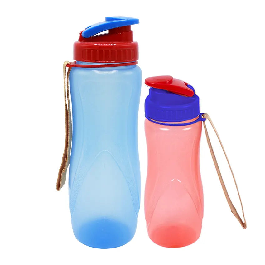 Spring Water Bottles blue & Pink 650ml & 850ml Pack of 2