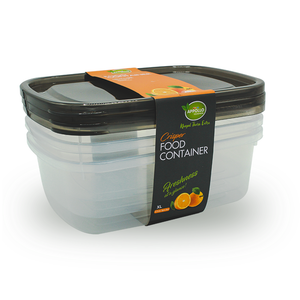 Crisper Food Container XL - (2500ml) Smoke