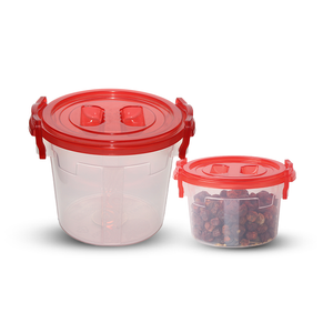 Handy Container Junior (1000ml and 1200ml) Pack of 2 red