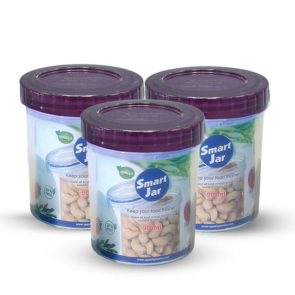 Smart Magic Jar Smart Jar 3 Pcs Set Large 900ML – Appollo Store