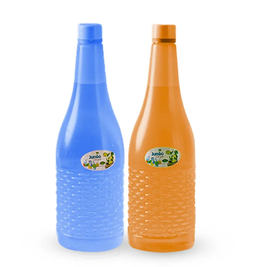 Jumbo Water Bottle 2 pc set Orange & Blue - 1.2 liter