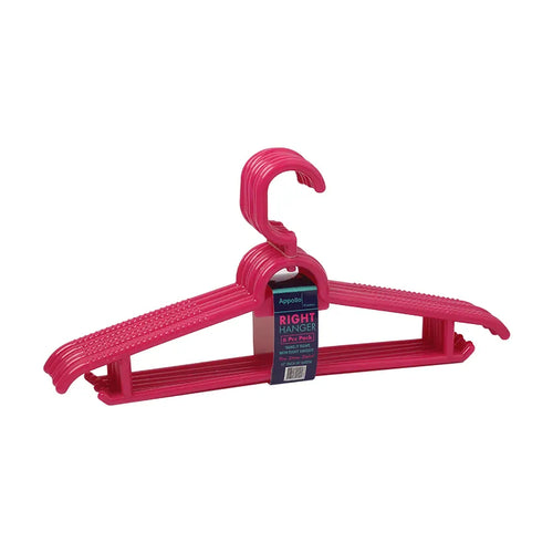 Right Hanger 6pcs Pack in Pink color